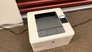 HP LaserJet Pro M402n Laser Printer C5F93A quick demo