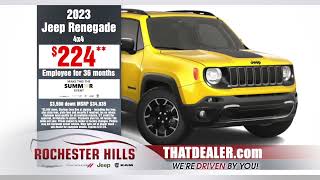 Make This The Summer Event at Rochester Hills Chrysler Jeep Dodge RAM