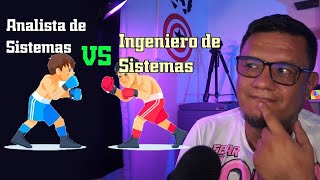 Analista de sistemas o ingeniero en informatica | ingeniero de sitemas Luisito Habla