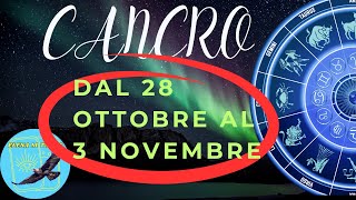 CANCRO OTTOBRE - NOVEMBRE 2024 LETTURA GENERALE TAROCCHI