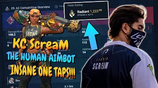 These ONE TAPS Will SHOCK YOU!! KC ScreaM INSANE RAZE *Crazy Aim*