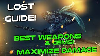 New World Lost Guide! Best Weapons & Gems! How to MAXIMIZE Damage Against The Lost!