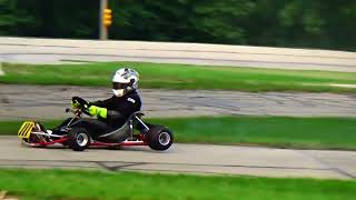 Some Fast Vintage Kart Laps at Sugar River Raceway