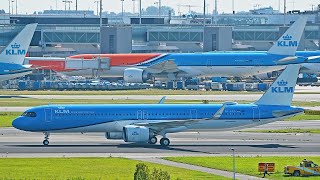 [4K] FIRST KLM A321NEO✈️🇳🇱 A350/A380/B747/CH-47F- AWESOME CLOSE UP PlaneSpotting at Schiphol Airport