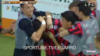 Foggia - Lecce, gol bellissimo di Martí Riverola