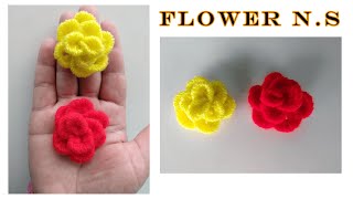 How to make beautiful flower use yarn/Tutorial easy at home Fantastic //DIY?