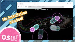 osu! on a Web Browser! | It works very well?!