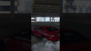 Mercedes Drifting in Parking Garage  #gta #driftmissile #car