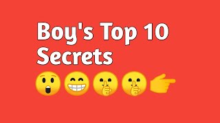 🤫 Top 10 Boy's Favourite Gifts 🤫 | Boy's Favourite Items For Gifts | Boy's Top 10 Secrets