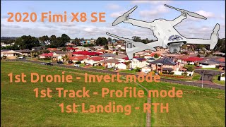 2020 Fimi X8 SE First Dronie Invert, Track Profile, RTH. St Andrews NSW Australia