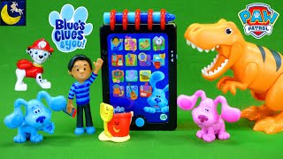 LOTS of Blues Clues and You Toys!! LeapFrog Handy Dandy Notebook Mail Time Steve Joe Josh Toy Video!