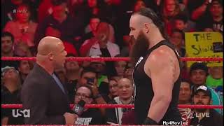 braun stowman distroy anything in monday night raw,January 15,2018