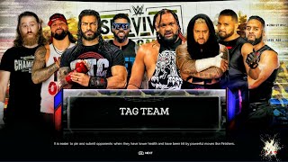 Team OG BLOODLINE Vs Team BLOODLINE - Survivor Series Tag Team Elimination Match | WWE 2k24