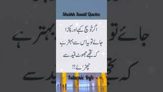 Sheikh Saadi Quotes collection #quotes #sheikhsaadiquotes #sheikhsaadi #islamic #viral