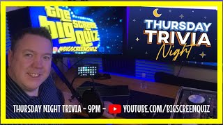 Paul's Big Screen Quiz - LIVE - Thursday Trivia - 9pm