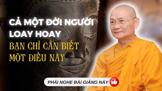 Cả Một Đời Người Loay Hoay Bạn Chỉ Cần Biết Một Điều Này | HT Viên Minh (Nên Nghe)