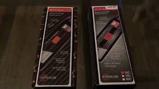 HYPERION HV G7 3S 11.4 VOLT 75C 4400 MAH LIPO BATTERIES (2 HIGH VOLTAGE SI-GRAPHENE) UNBOXING