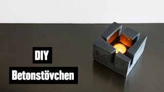 DIY Betonstövchen