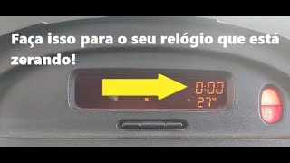 Relógio zerando / perdendo a memória. Veja como arrumar. Renault Scenic/ Megane