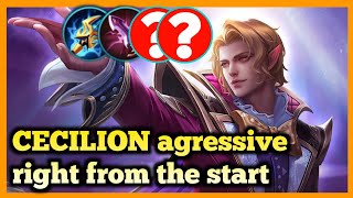 CECILION MOBILE LEGENDS, CECILION BEST BUILD, CECILION GAMEPLAY, MANIAC, 2020 MLBB META MAGE