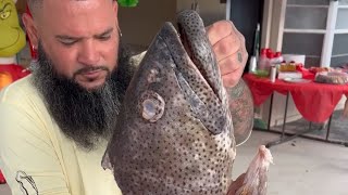 Grouper fish head soup | Family cookout |