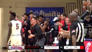 2015 Chick fil a Classic  Roman Catholic PA vs  Oldsmar Christian FL  1st half Rally