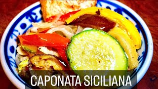 CAPONATA SICILIANA. COMO FAZER DA FORMA TRADICIONAL. CLÁSSICA E FANTÁSTICA!