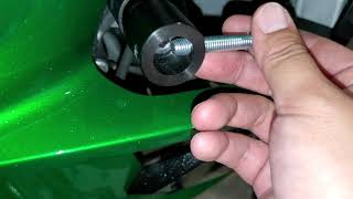 2018 Kawasaki Ninja H2 SX SE - Installing Woodcraft Frame Sliders