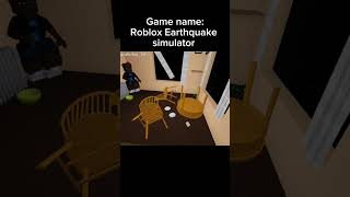 roblox earthquake simulator #memes #doors