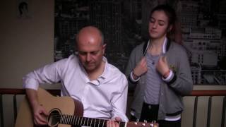 Giorgia & Jiji (daughter & father) | Who Wants To Live Forever - Queen acoustic cover)