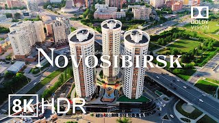 Novosibirsk, Russia 🇷🇺 in 8K HDR ULTRA HD 60 FPS Dolby Vision™ Drone Video