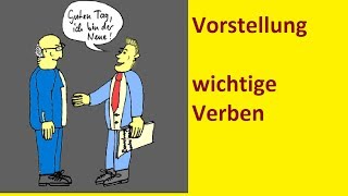 Как представиться по немецки:важные глаголы и упражнения