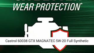 Castrol 60038 GTX Magnatec Green 5W-20 Motor Oil - 24 Quart