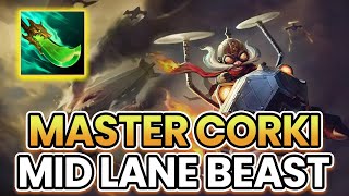 MASTER CORKI MID LANE | BEST RUNES & BUILD TO CARRY IN WILD RIFT