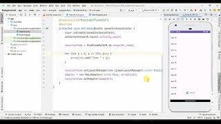 RecyclerView Animation in Android Studio with Java