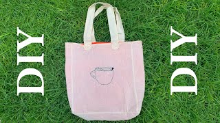 TOTE BAG DIY- Tutorial completo pasó a paso