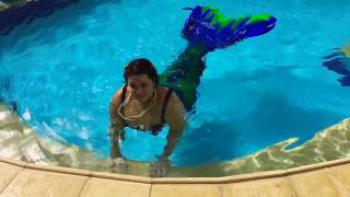 Magical Mahina Mermaid Swim in Egypt - SCUBA Channel Monofin