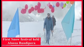 First Snow festival held Aloosa Bandipora