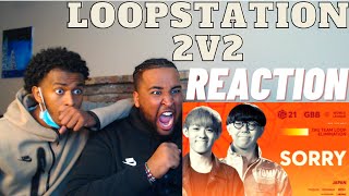 WHO ARE THEY!!! | SORRY🇯🇵 | GRAND BEATBOX BATTLE 2021: Tag Team Loopstation Elimination (Reaction)