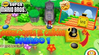 Cómo DESBLOQUEAR el PRIMER CAÑÓN en NEW SUPER MARIO BROS DS - Juanpaf4gundez