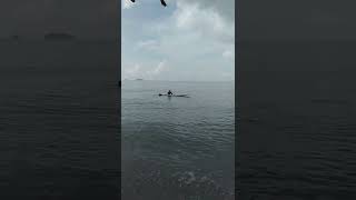 Как не надо плавать на САП-борде. Ко-Чанг. Январь. How not to swim on a sapboard. Ko-Chang. January.