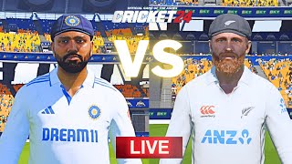 India vs New Zealand 1st Test Match 2024 Day 1 - Cricket 24 Live - ShreeGamerz