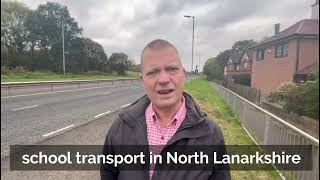 Cuts to school buses in North Lanarkshire