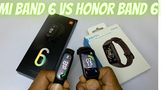 Mi band 6 vs Honor band 6 Specification Comparison