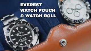 New Watch Accessories: Everest Watch Roll & Everest Watch Pouch