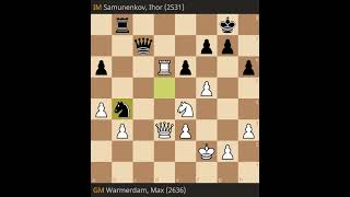 Max Warmerdam vs Ihor Samunenkov- Fide Grand Swiss 2023, Round 3