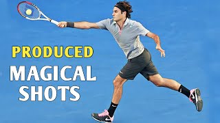 Roger Federer Produced Megical Shots - You Never Seen This Tennis Class