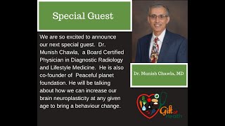 Dr. Rayapudis with Dr. Munish Chawla on using mindfulness for bringing sustainable behavior change