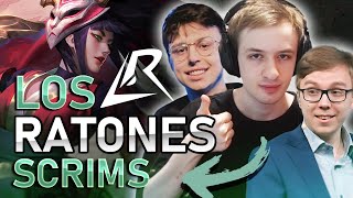 Official Los Ratones Scrim ft. Caedrel & Baus 😲 Time to Grind!