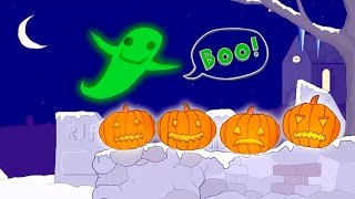 10 Spooky Pumpkins Counting Song | Classic Nursery Rhyme Sing-along with Lyrics!